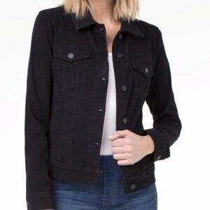 LIVERPOOL LOS ANGELES-Eco Classic Jean Jacket--Thistle-NWT-SIZE -XS